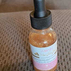 AMINNAH 24K Gold Glow Oil in dropper bottle. 1fl oz. New